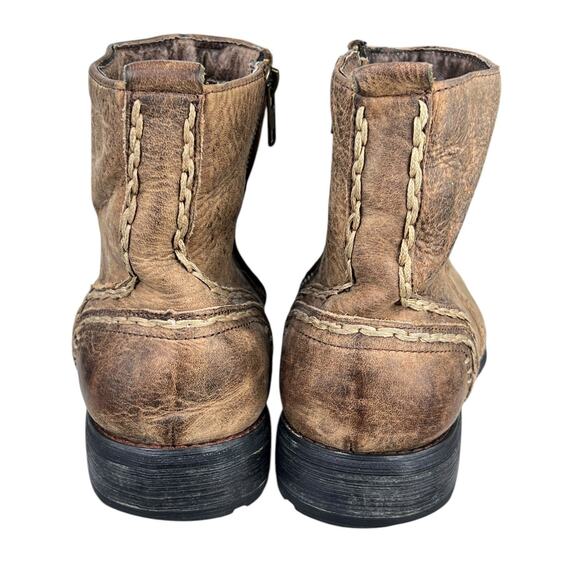 Bed Stu Mens Revolution Brown Distressed Chelsea Boots Size US 8.5 - Picture 8 of 10